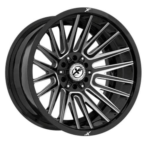 XF OFFROAD XF-234 Gloss Black Milled 20x10 5x127/5x139.7 Wheels | Offset: -12 | Backspace: nan | Bore: 78.1