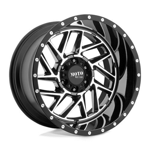 Moto Metal MO985 BREAKOUT GLOSS BLACK MACHINED 20x10 6x139.7 Wheels | Offset: -18 | Backspace: 4.79 | Bore: 106.1