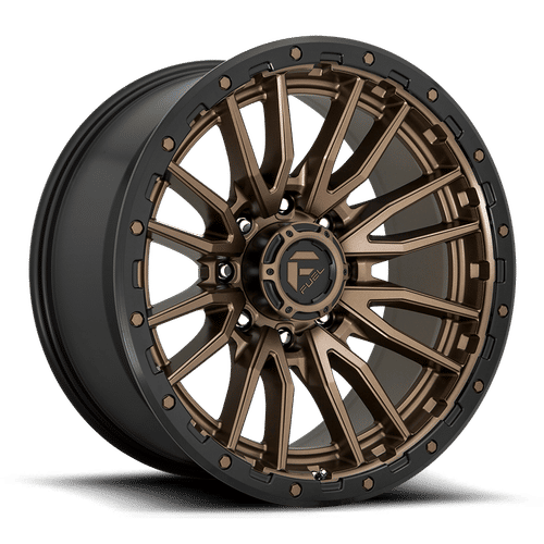 Fuel D681 REBEL MATTE BRONZE BLACK BEAD RING 22x12 8x180 Wheels | Offset: -44 | Backspace: 8.23 | Bore: 124.2