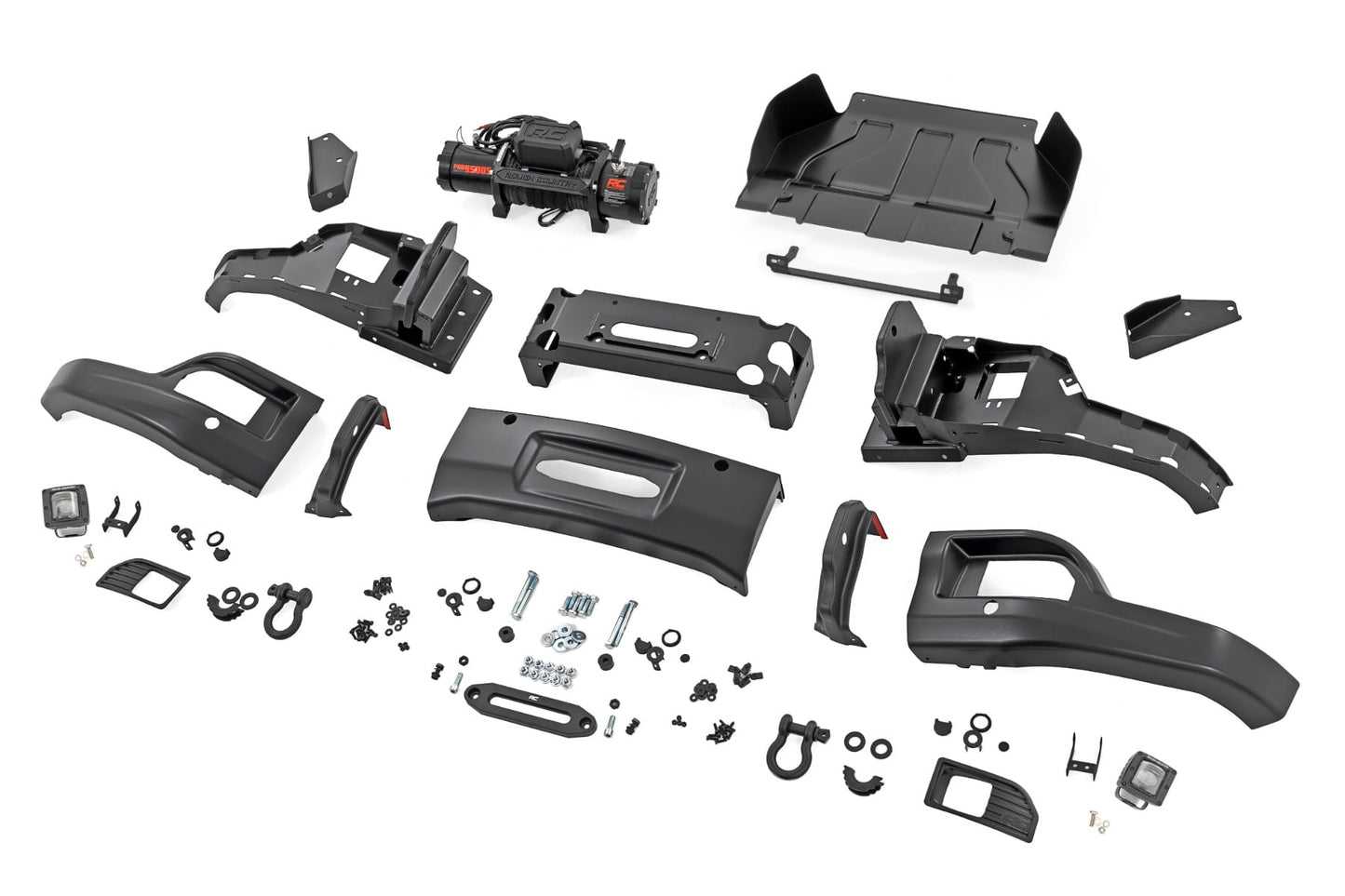 Front FXS Bumper | 12000S | GB8 Mosaic Black | Chevy Silverado 1500 2WD/4WD (2023-2026)
