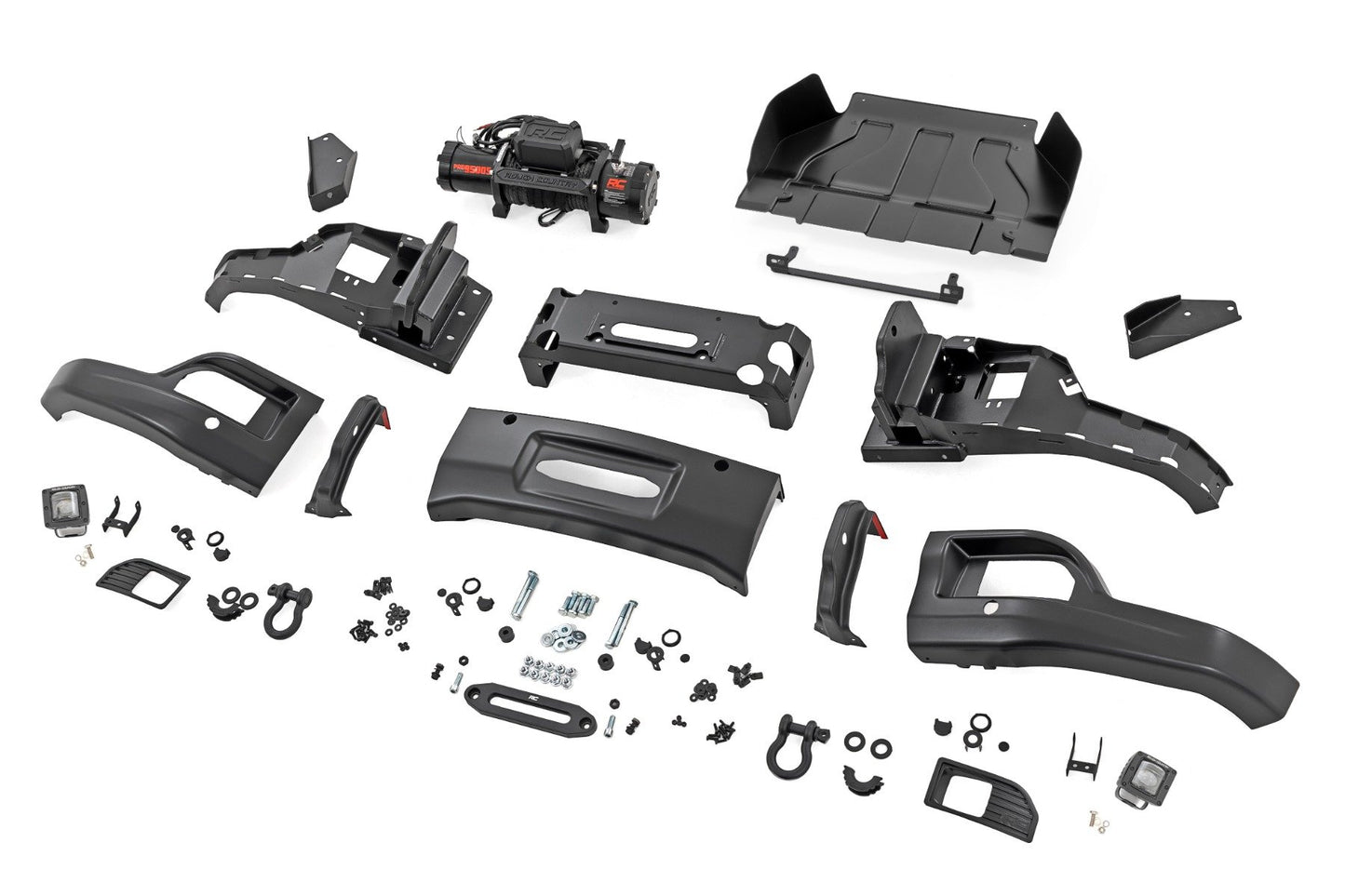 Front FXS Bumper | 12000S | GBA Black | Chevy Silverado 1500 2WD/4WD (2023-2026)