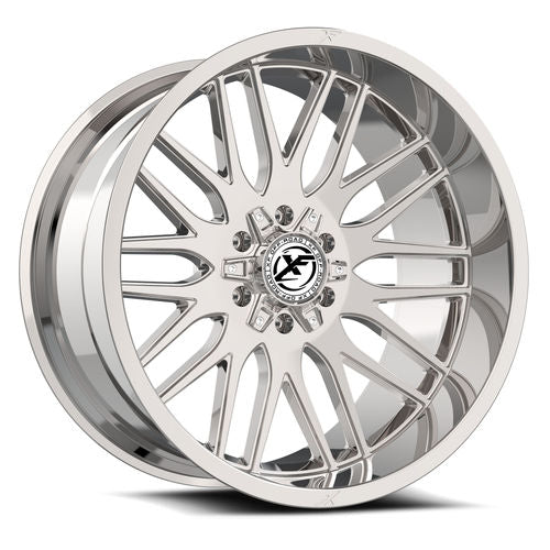 XF OFFROAD XF-240 Chrome 20x10 8x165.1/8x180 Wheels | Offset: -12 | Backspace: 5 | Bore: 125.2