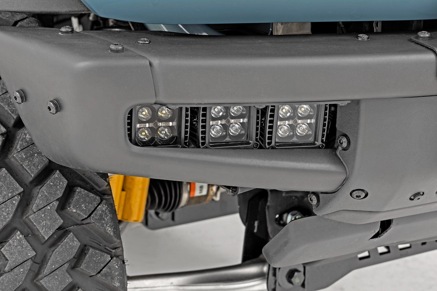 LED Light Kit | Fog Mount | Triple 2" Black Pair | Spot | Ford Bronco (21-23)