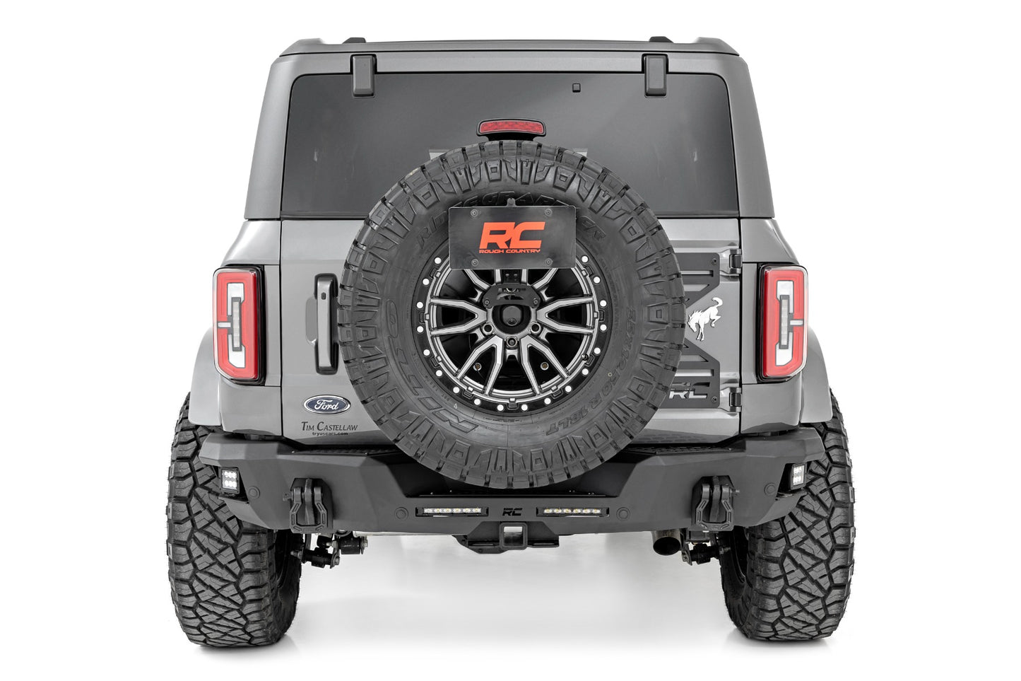 Rear Bumper | Black Series LED | 6" Pair | Slim Line | | Ford Bronco (21-23)