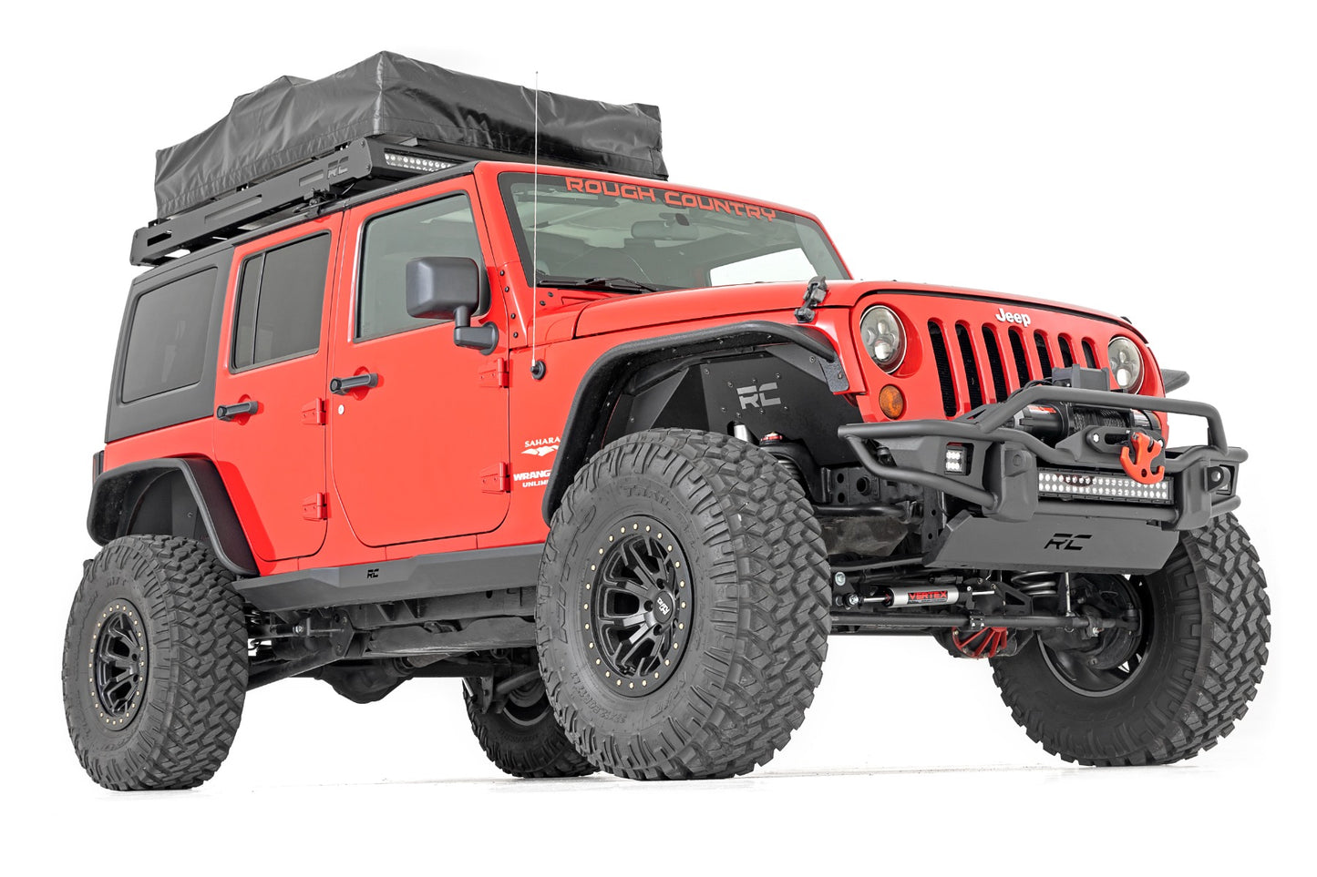 Rock Sliders | Heavy Duty l 4-Door | Jeep Wrangler JK (07-18)