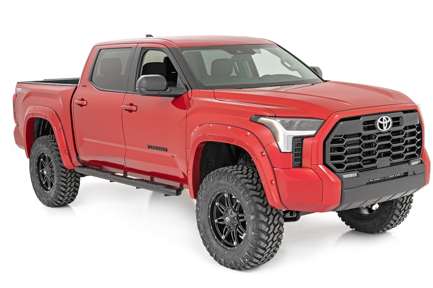 Oval Nerf Steps | Crew Cab | Black | Toyota Tundra 2WD/4WD (22-23)