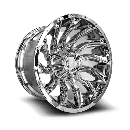 XF OFFROAD XF 224 CHROME Chrome 20x12 8x170/8x165.1 Wheels | Offset: -44 | Backspace: nan | Bore: 125.2