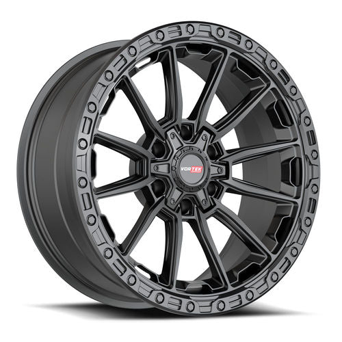 VORTEK VRT-601MB Matte Black 20x10 6x135/6x139.7 Wheels | Offset: -24 | Backspace: 4.5 | Bore: 106.1