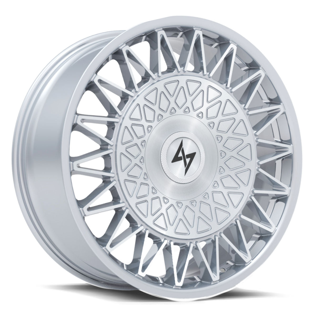Sentali Luxx Crown Brushed Silver 22x9 5x112/5x115 Wheels | Offset: 25 | Backspace: nan | Bore: 71.6