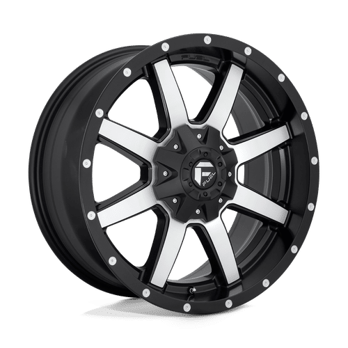 Fuel D537 MATTE BLACK MACHINED 20x9 5x139.7/5x150 Wheels | Offset: 1 | Backspace: 5.04 | Bore: 110.1
