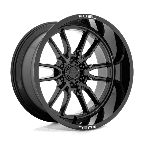 Fuel D760 GLOSS BLACK 22x12 6x139.7 Wheels | Offset: -44 | Backspace: 4.77 | Bore: 106.1