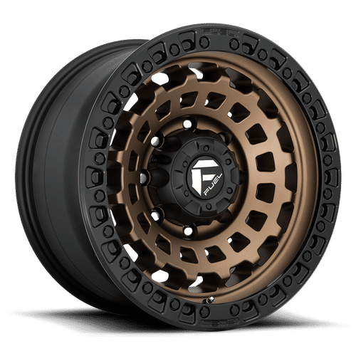 Fuel D634 ZEPHYR MATTE BRONZE BLACK BEAD RING 18x9 8x170 Wheels | Offset: 1 | Backspace: nan | Bore: 125.1