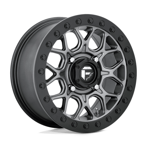 Fuel D919 MATTE GUN METAL BLACK BEAD RING 15x7 4x156 Wheels | Offset: 38 | Backspace: 5.5 | Bore: 132