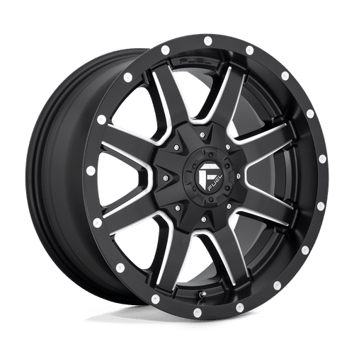Fuel D538 MATTE BLACK MILLED 20x10 8x170 Wheels | Offset: -18 | Backspace: 4.79 | Bore: 125.1