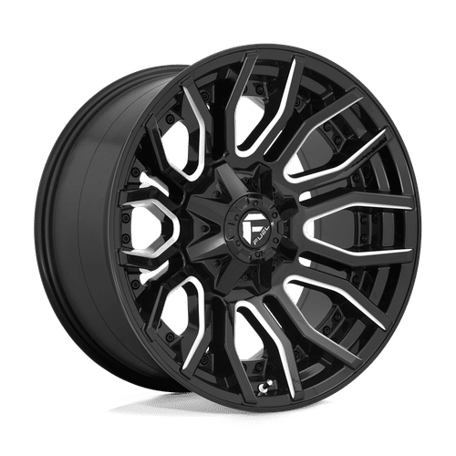 Fuel D711 GLOSS BLACK MILLED 20x10 8x165.1 Wheels | Offset: -18 | Backspace: 4.79 | Bore: 125.1