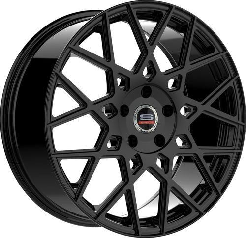 SPEC-1 RACING SP-52 Gloss Black 18x8 5x112 Wheels | Offset: 38 | Backspace: nan | Bore: 73.1