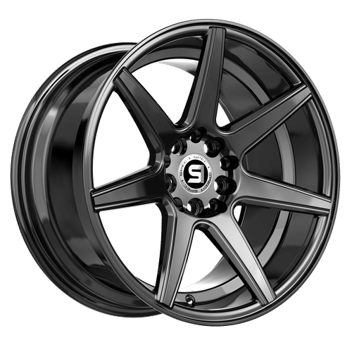 SPEC-1 RACING SP-73GB Gloss Black 18x8 5x112/5x114.3 Wheels | Offset: 38 | Backspace: 6 | Bore: 73.1