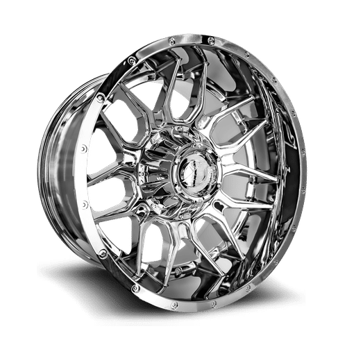 XF OFFROAD XF 222 CHROME Chrome 20x12 8x165.1/8x180 Wheels | Offset: -44 | Backspace: nan | Bore: 125.2