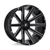 Fuel D615 GLOSS BLACK MILLED 24x12 6x135/6x139.7 Wheels | Offset: -44 | Backspace: 4.77 | Bore: 106.1