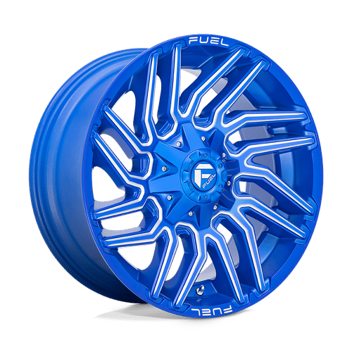 Fuel D774 ANODIZED BLUE MILLED 20x9 8x170 Wheels | Offset: 1 | Backspace: 5.04 | Bore: 125.1