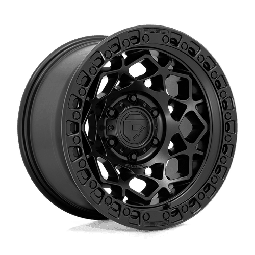 Fuel D786 MATTE BLACK WITH MATTE BLACK RING 17x9 5x127 Wheels | Offset: -12 | Backspace: 4.53 | Bore: 71.5