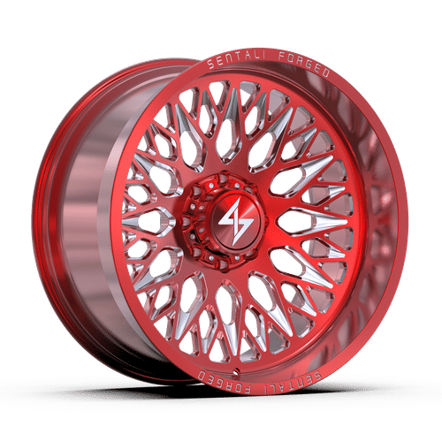 Sentali Forged SF6RM Red Milled 30x16 5x127 Wheels | Offset: -99 | Backspace: 4.5 | Bore: 71.5