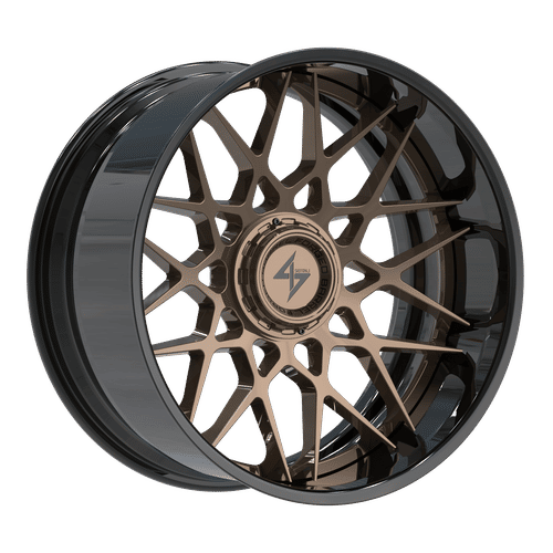 SENTALI BFX BFX5 Gloss Black Lip / Gloss Bronze Centre 22x10 8x165.1/8x180 Wheels | Offset: -24 | Backspace: nan | Bore: 125.2