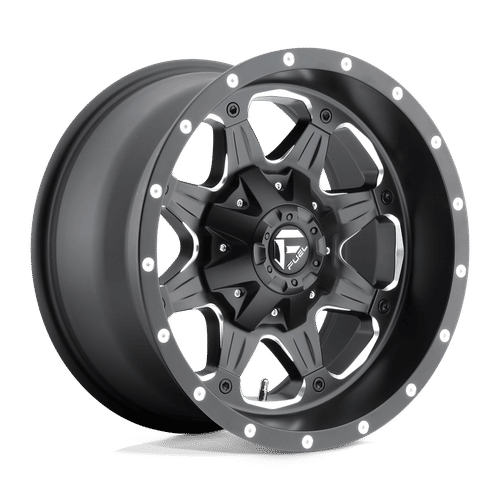 Fuel D534 MATTE BLACK MILLED 17x9 6x135/6x139.7 Wheels | Offset: -12 | Backspace: 4.53 | Bore: 106.1