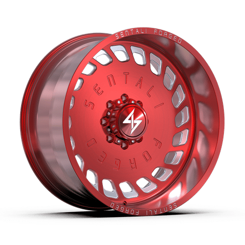 Sentali Forged SF4RM Red Milled 30x16 8x165.1 Wheels | Offset: -99 | Backspace: 4.5 | Bore: 125.2
