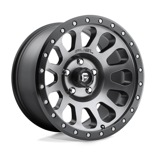 Fuel D601 MATTE GUN METAL BLACK BEAD RING 17x9 5x127 Wheels | Offset: -12 | Backspace: 4.53 | Bore: 78.1