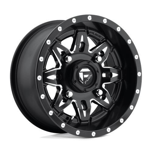 Fuel D567 MATTE BLACK MILLED 15x7 4x156 Wheels | Offset: 13 | Backspace: 4.51 | Bore: 132