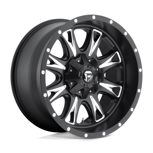 Fuel D513 MATTE BLACK MILLED 20x10 6x135/6x139.7 Wheels | Offset: -24 | Backspace: 4.56 | Bore: 106.1