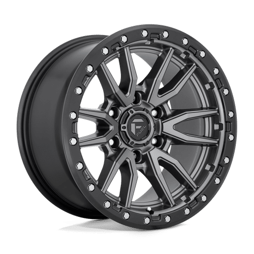 Fuel D680 MATTE GUN METAL BLACK BEAD RING 18x9 5x127 Wheels | Offset: -12 | Backspace: 4.53 | Bore: 71.5