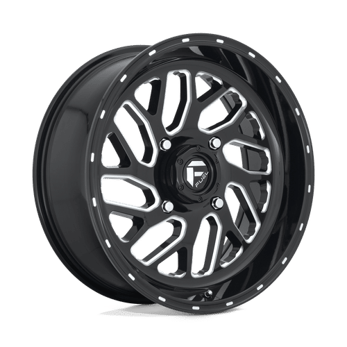 Fuel D581 GLOSS BLACK MILLED 16x7 4x156 Wheels | Offset: 13 | Backspace: 4.51 | Bore: 132