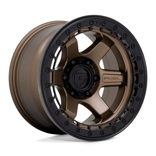 Fuel D124 MATTE BRONZE WITH MATTE BLACK RING 17x8.5 6x139.7 Wheels | Offset: 0 | Backspace: 4.75 | Bore: 106.1