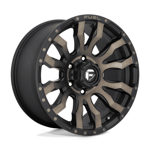 Fuel D674 MATTE BLACK DOUBLE DARK TINT 17x9 8x170 Wheels | Offset: 1 | Backspace: 5.04 | Bore: 125.1
