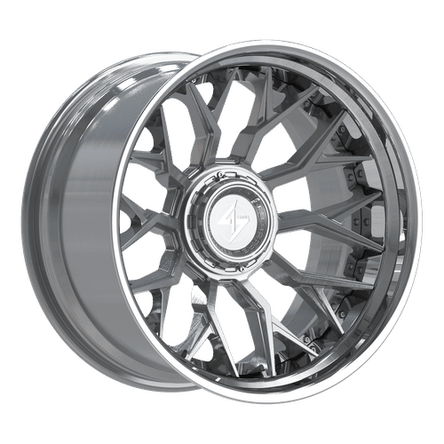 SENTALI BFX BFX2 Polished Lip / Brushed Centre 22x10 8x165.1/8x170 Wheels | Offset: -24 | Backspace: nan | Bore: 125.2