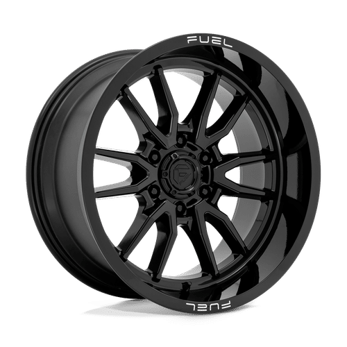 Fuel D760 GLOSS BLACK 17x9 6x120 Wheels | Offset: 1 | Backspace: 5.04 | Bore: 67.06
