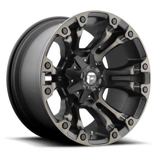 Fuel D569 MATTE BLACK DOUBLE DARK TINT 22x12 6x135/6x139.7 Wheels | Offset: -44 | Backspace: 4.77 | Bore: 106.1