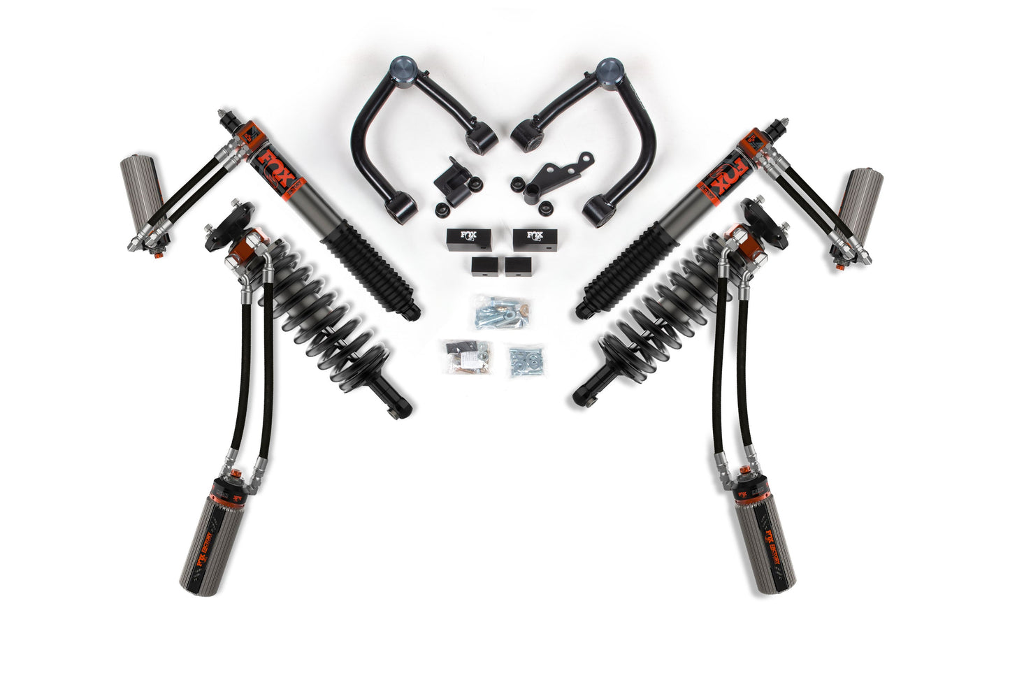 Coilover Upgrade Kit | FOX 3.0 Internal Bypass Factory Race Series | Toyota Tundra TRD Pro (22-25) 4WD
