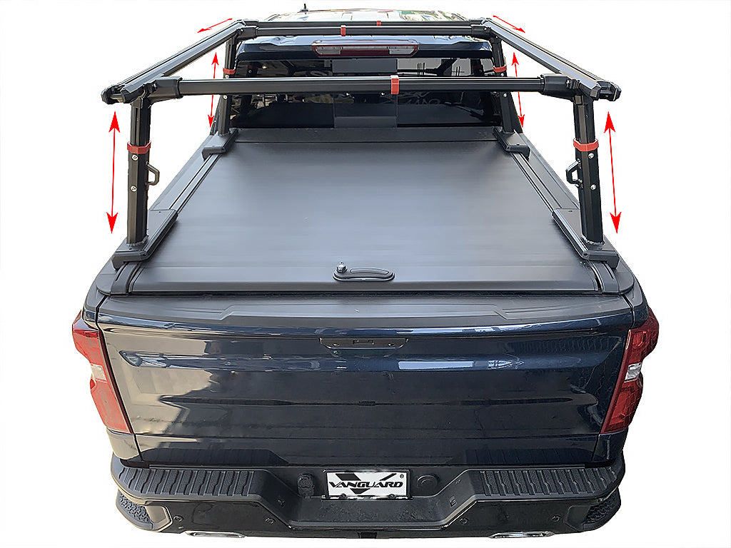 Vanguard Black Powdercoat Roll Bars & Truck Bed Accessories Bed Racks Truck Bed Rack for 2004-2011 ford ranger