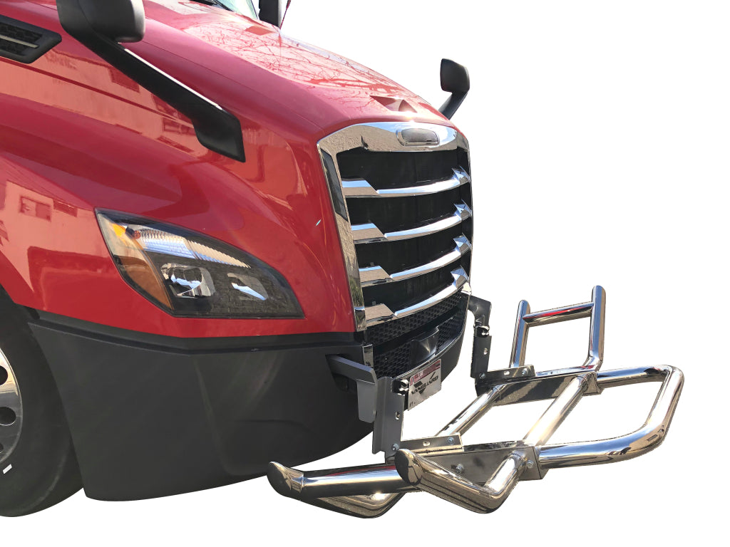 Vanguard Polished Chrome Front Guards Brush Guards Bumper Guard for 2018-2024 freightliner cascadia nan