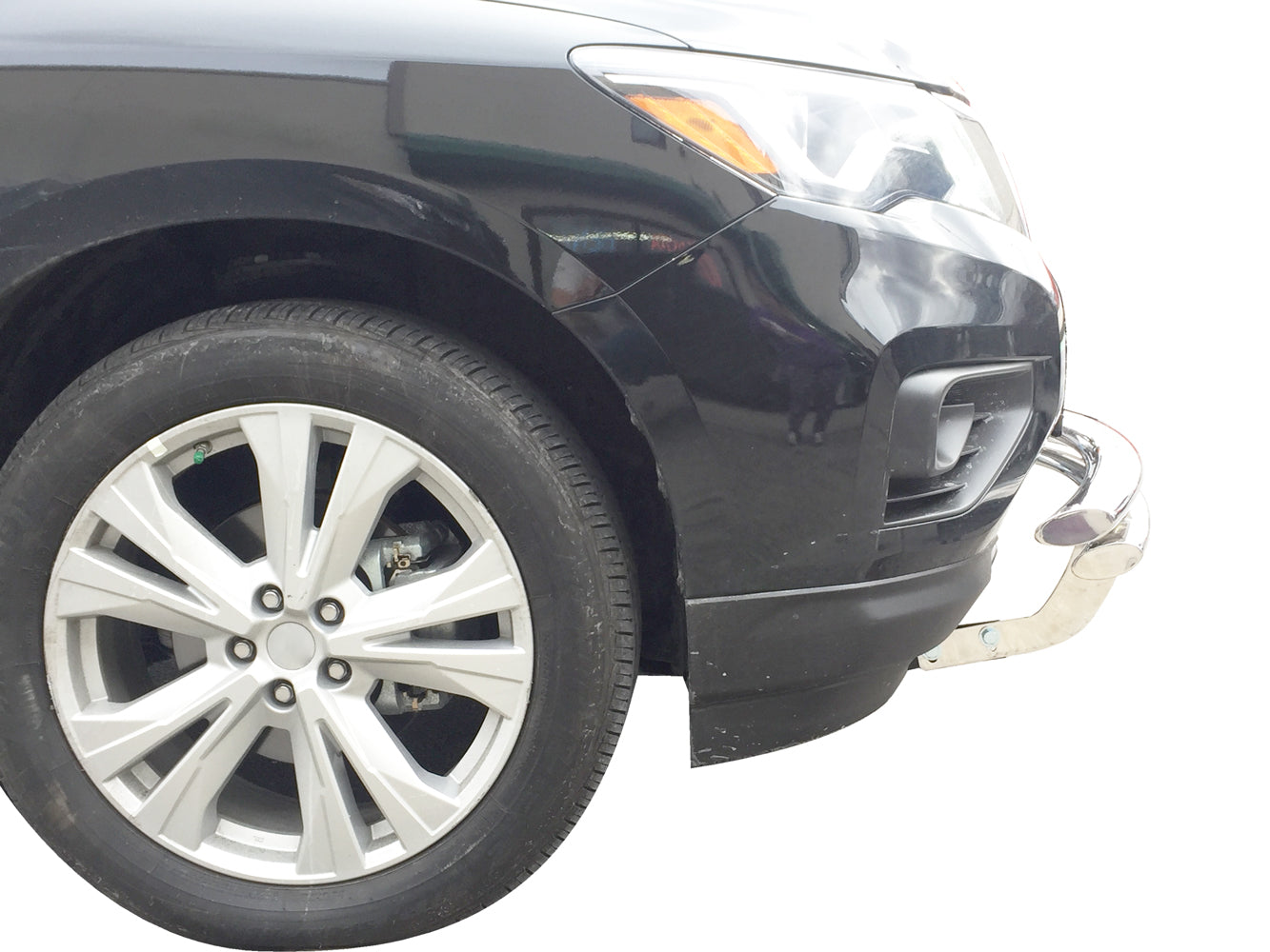 Vanguard Stainless Steel Front Guards Bull Bars Bumper Guard for 2013-2013 infiniti jx35 nan