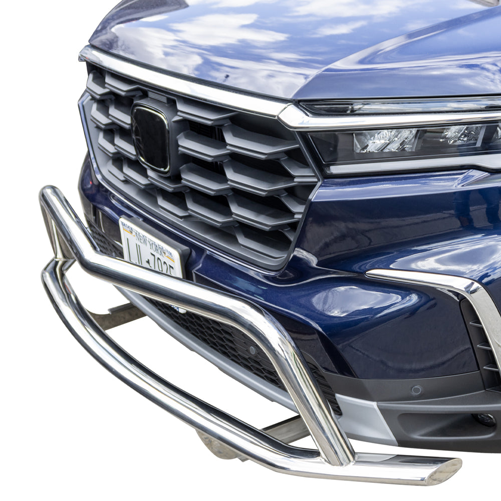 Vanguard Stainless Steel Front Guards Front Runners Bumper Guard for 2023-2024 honda pilot