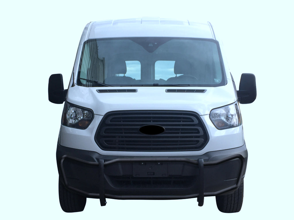 Vanguard Black Powdercoat Front Guards Front Runners Bumper Guard for 2015-2024 ford transit-350 nan