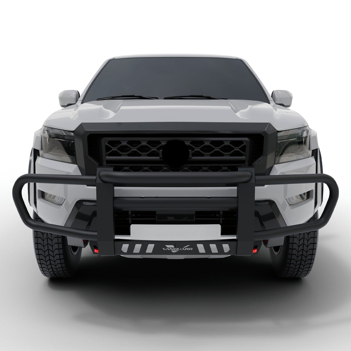 Vanguard Black Powdercoat Front Guards Front Runners Bumper Guard for 2005-2024 nissan frontier