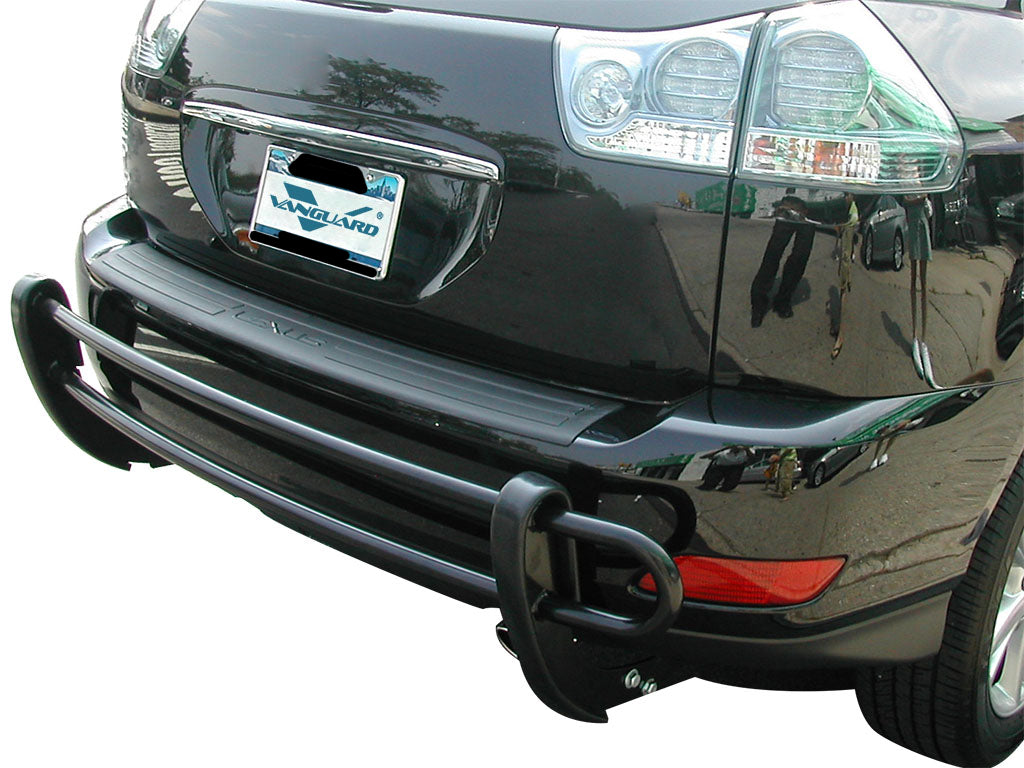 Vanguard Black Powdercoat Rear Guards Rear Bumper Guards Bumper Guard for 2004-2006 lexus rx330 nan