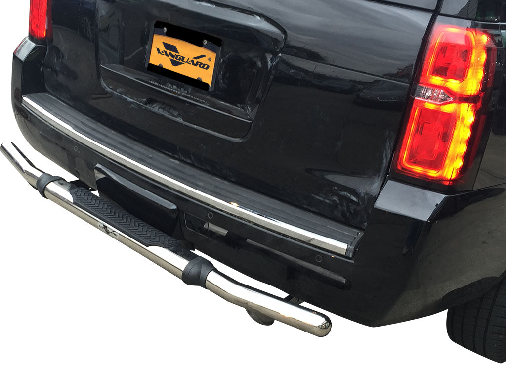 Vanguard Stainless Steel Rear Guards Rear Bumper Guards Bumper Guard for 2004-2015 lincoln navigator nan