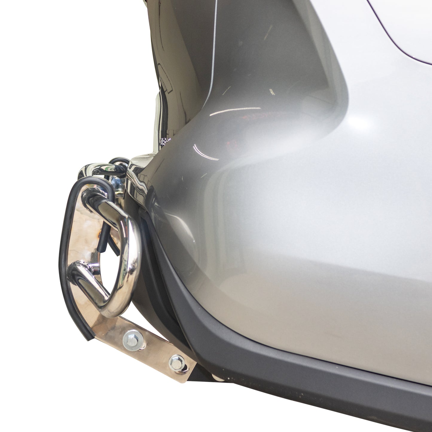 Vanguard Stainless Steel Rear Guards Rear Bumper Guards Bumper Guard for 2020-2024 toyota highlander