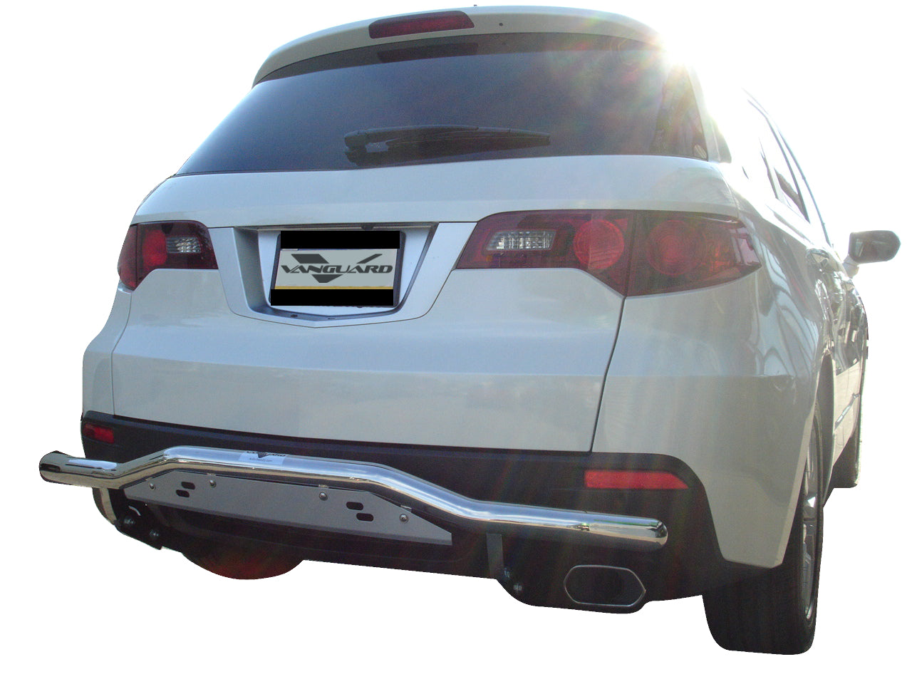 Vanguard Black Powdercoat Rear Guards Rear Bumper Guards Bumper Guard for 2013-2018 acura rdx nan